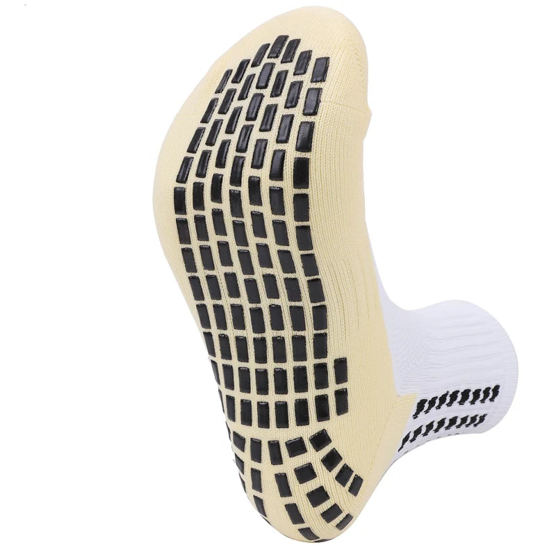 1 Pair Anti-Slip Football Socks Men High Quality Breathable Thickened Sports Socks Running Cycling Hiking Women Soccer Socks