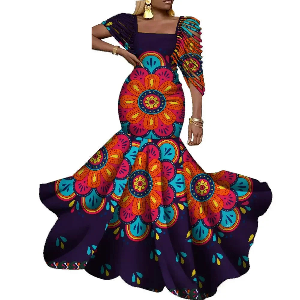 African Mermaid Dress