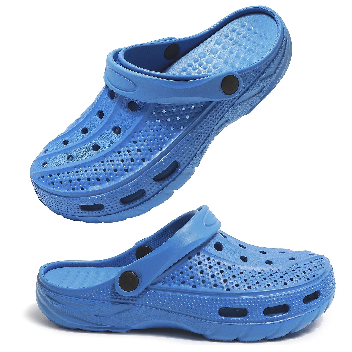 Women and Men Orthopedic Clogs Arch Support Garden Shoes Sandals Slippers with Plantar Fasciitis Feet Insoles,Sweet Pink,9.5-10.5 Women/7.5-8.5 Men