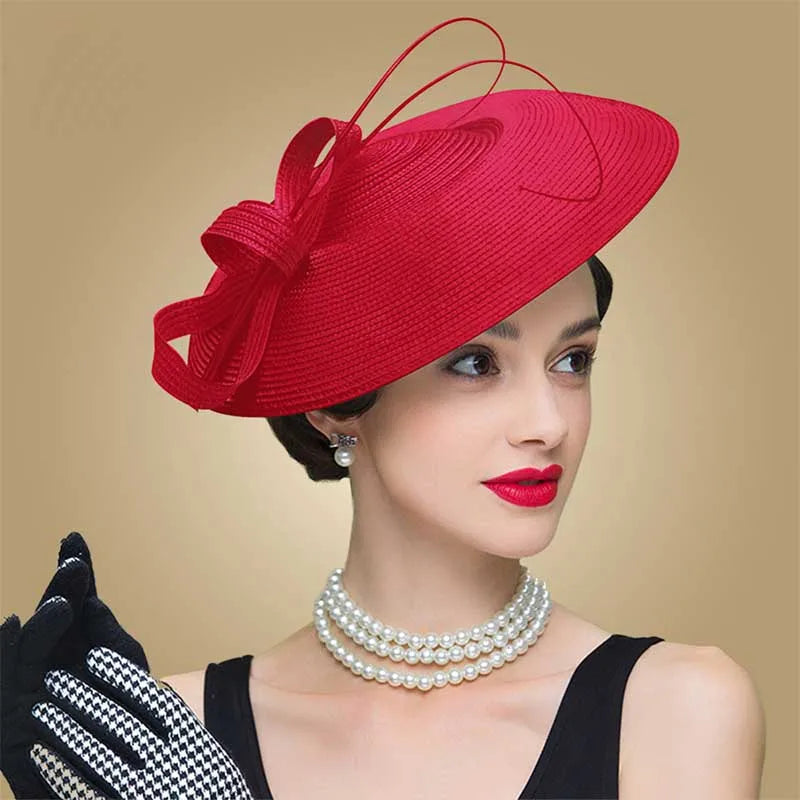 FS Fascinators Pillbox Hat for Women – Elegant Black & White Church Fedora, Wedding Kentucky Derby Dress Hat