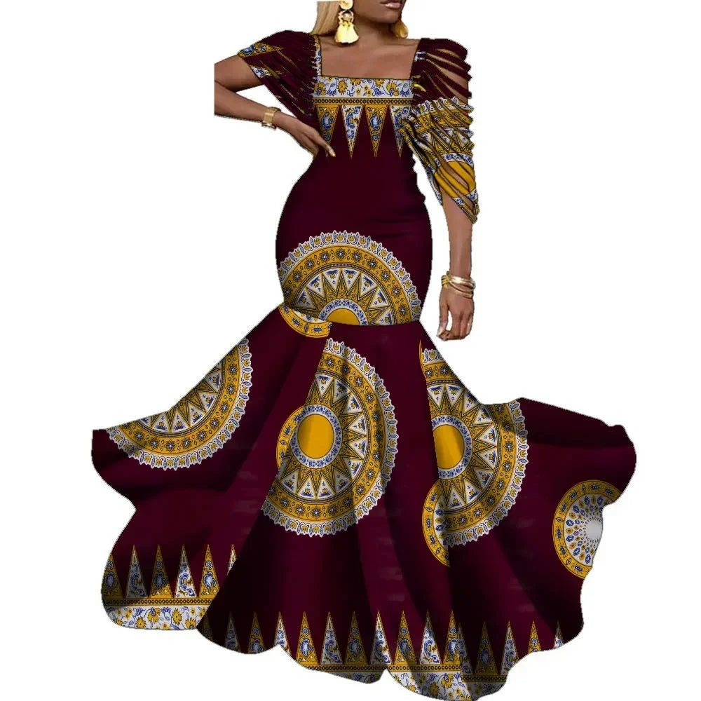 African Mermaid Dress