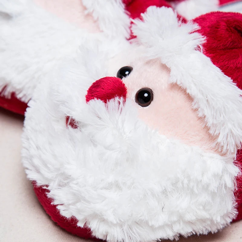 Winter Christmas Home Slippers β Custom Furry Indoor Shoes for Men & Women, Cute & Funny Unisex Gift