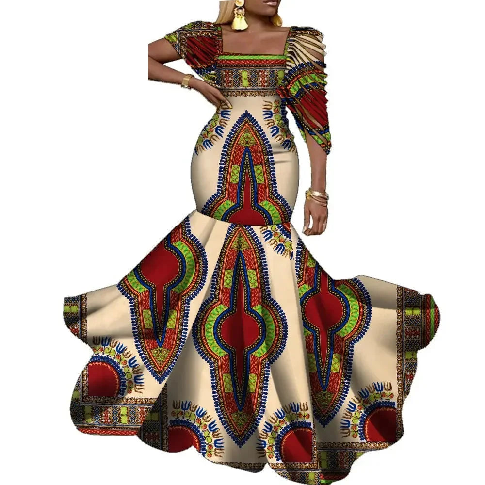 African Mermaid Dress