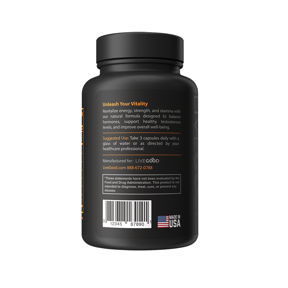 LiveGood Vitality – Men's Hormone Support