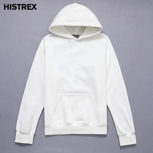 Cotton Hoodie Heavyweight Zipper Sweatshirt with Lambswool Fleece