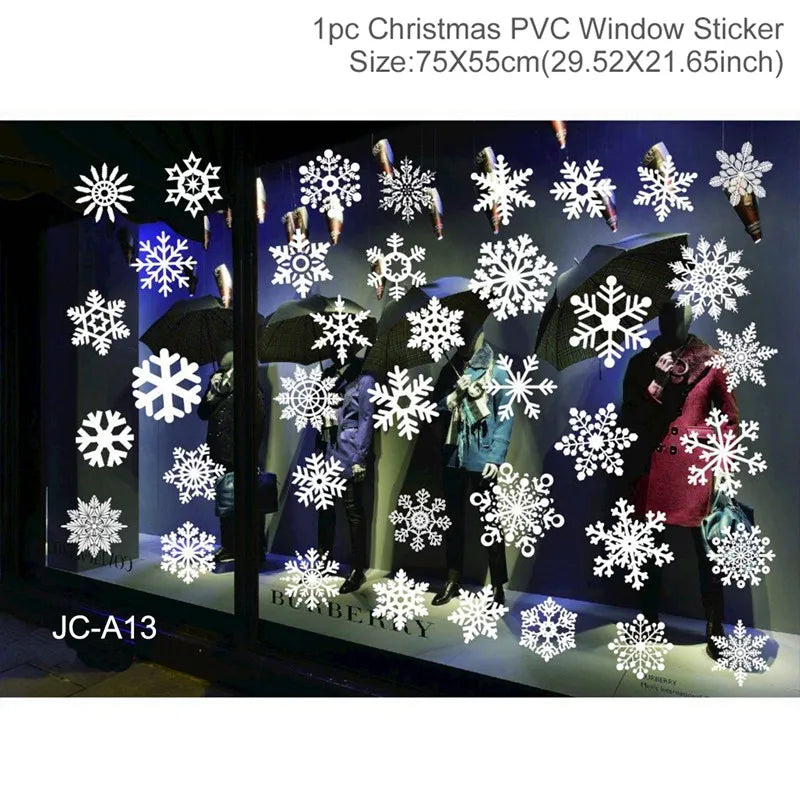 Christmas Wall & Window Stickers β Merry Christmas 2025 Home Decorations, Xmas Ornaments & New Year 2026 Gift