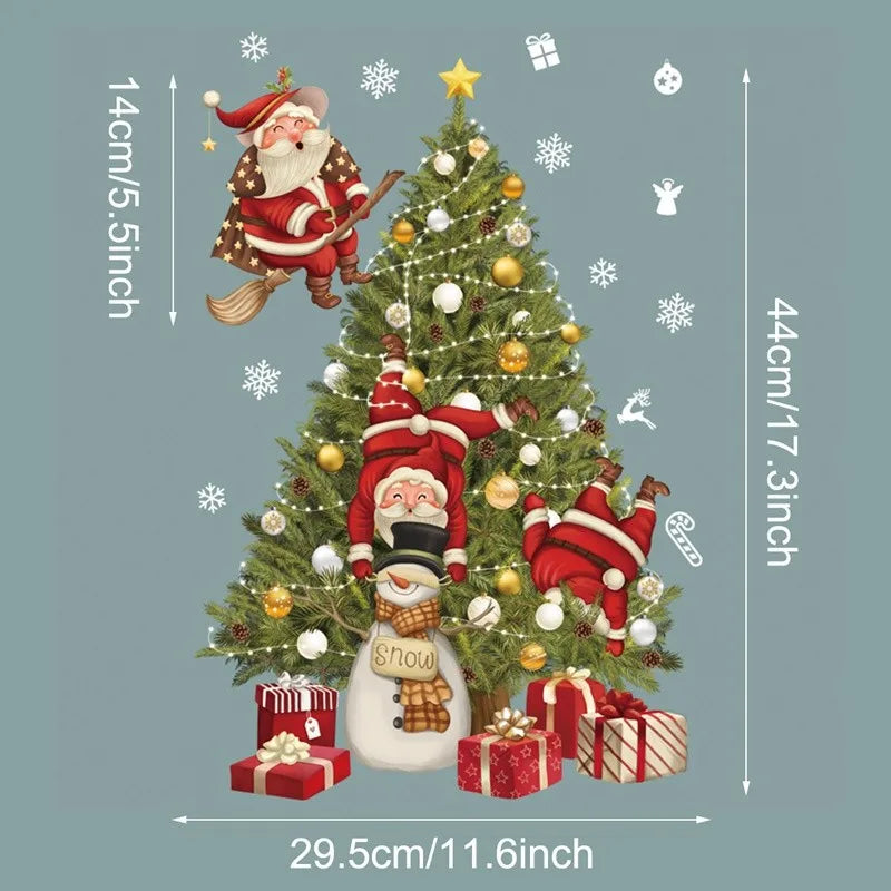 Christmas Wall & Window Stickers β Merry Christmas 2025 Home Decorations, Xmas Ornaments & New Year 2026 Gift