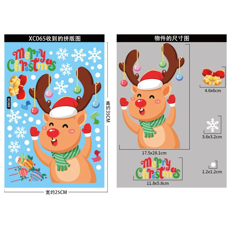 2025 Wooden Christmas Door Hanging Ornaments โ Festive Wall & Door Decor for Home, Merry Christmas & Happy New Year