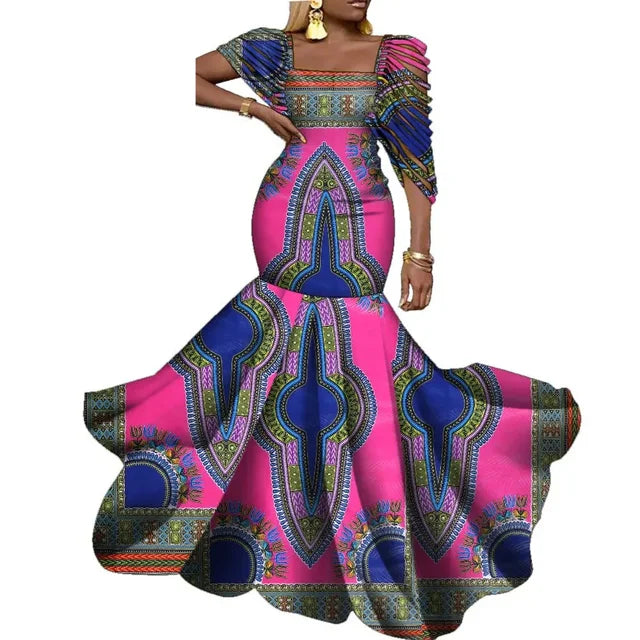 African Mermaid Dress