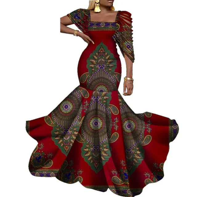 African Mermaid Dress