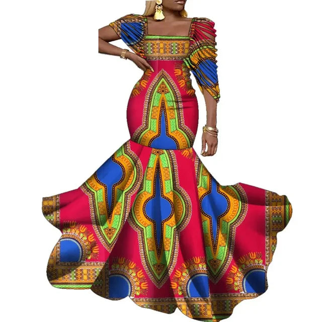 African Mermaid Dress