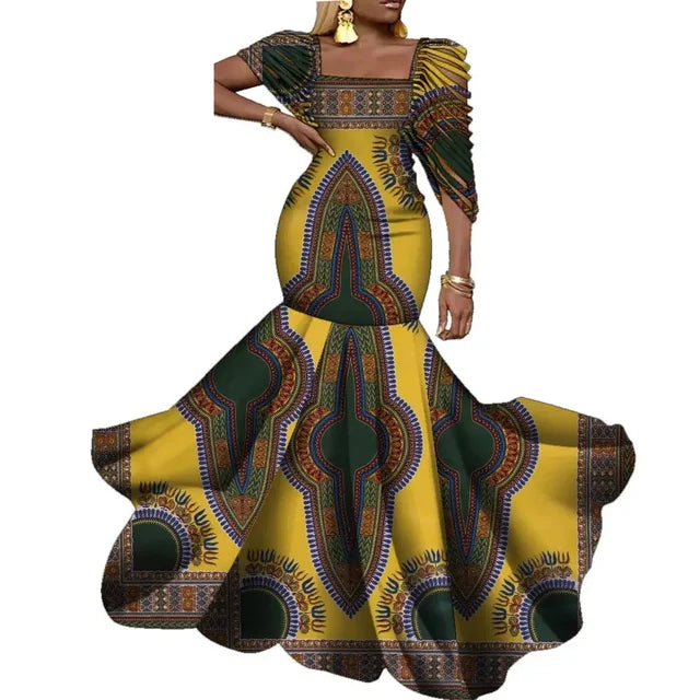 African Mermaid Dress