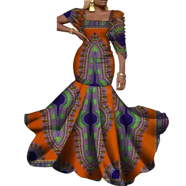 African Mermaid Dress