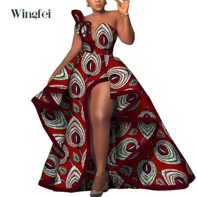 Dashiki African Mermaid Dress, Ankara Gown, African maxi mermaid, African prom dress, African prom 2024