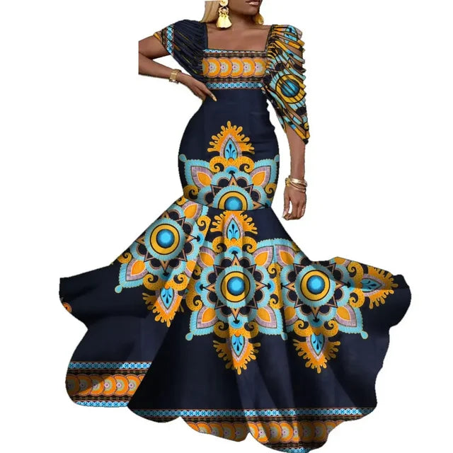 African Mermaid Dress
