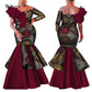 Dashiki African Mermaid Dress, Ankara Gown, African maxi mermaid, African prom dress, African prom 2024
