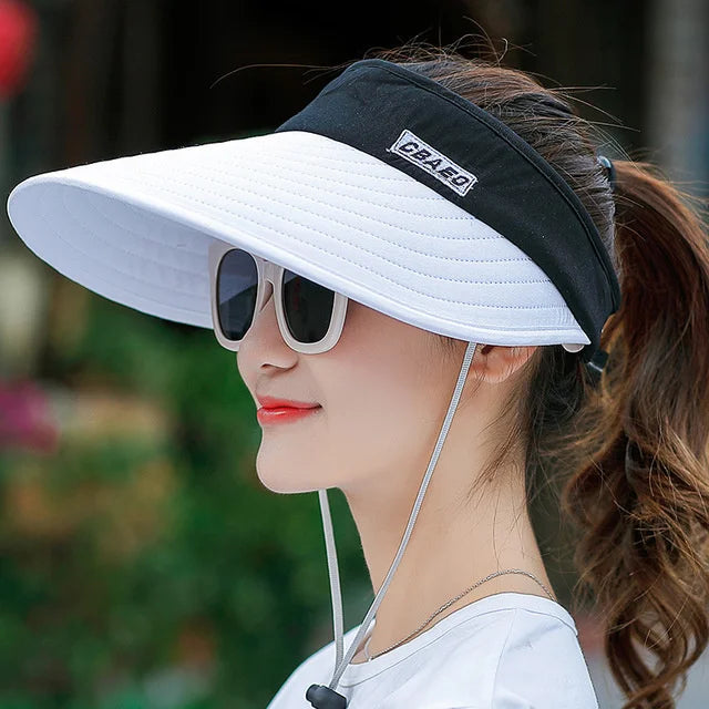 Women’s Summer Sun Hat – Wide Brim Beach Hat with UV Protection