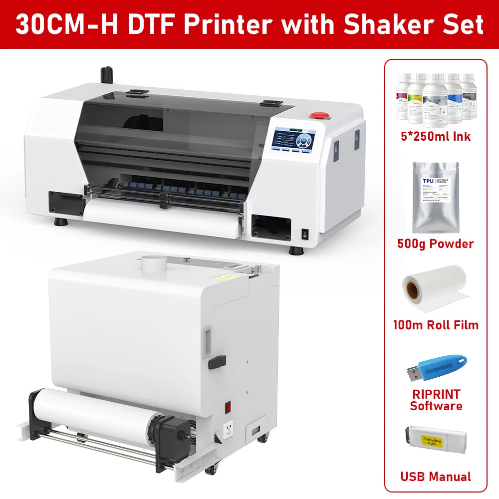 All in one Printer for Clother Tshirt DTF Printing Machine