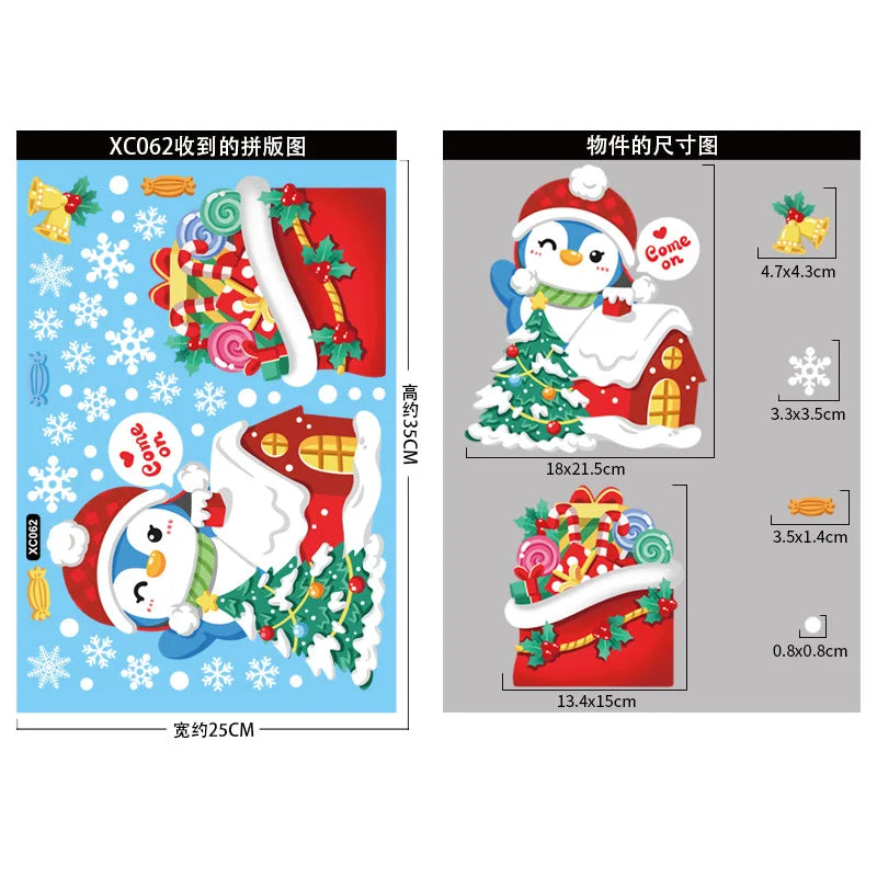 2025 Wooden Christmas Door Hanging Ornaments โ Festive Wall & Door Decor for Home, Merry Christmas & Happy New Year