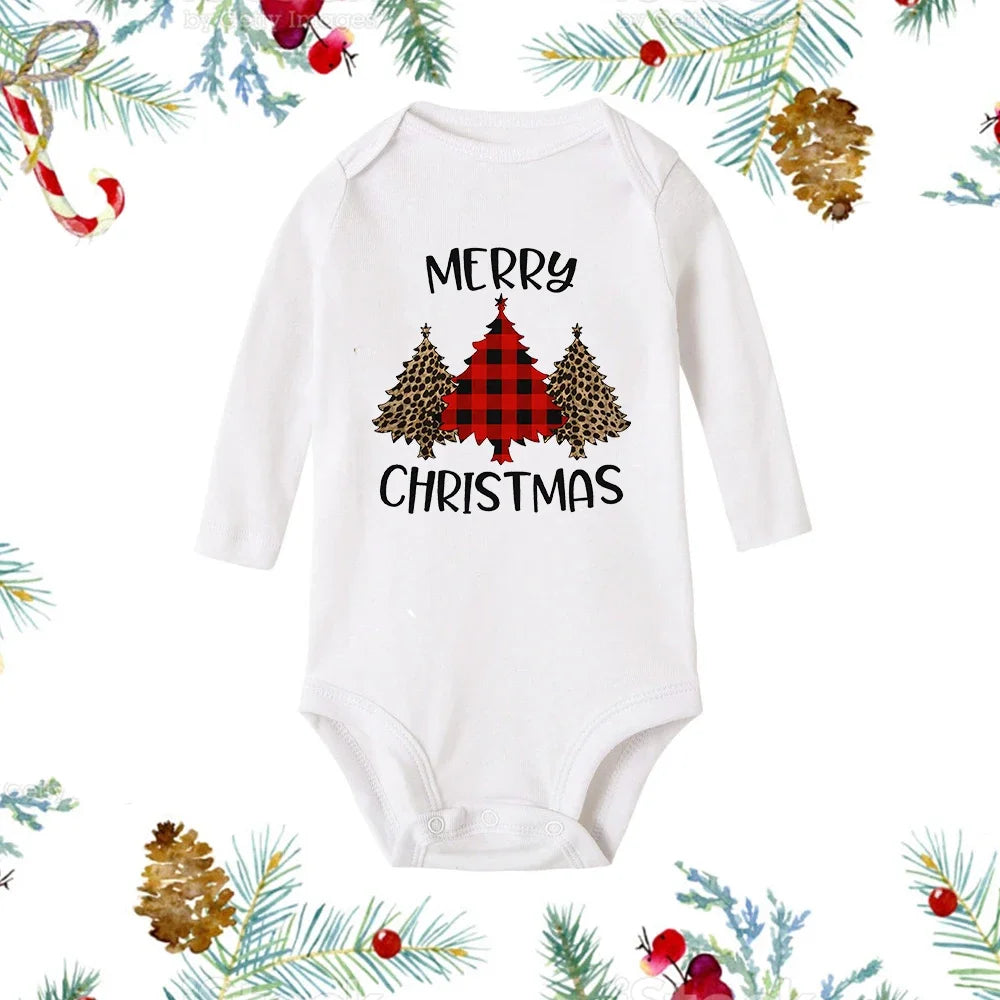My First Christmas Baby Romper β Newborn White Long Sleeve Bodysuit with Cartoon Snowman Print, Infant Baptism Outfit & Xmas Gift
