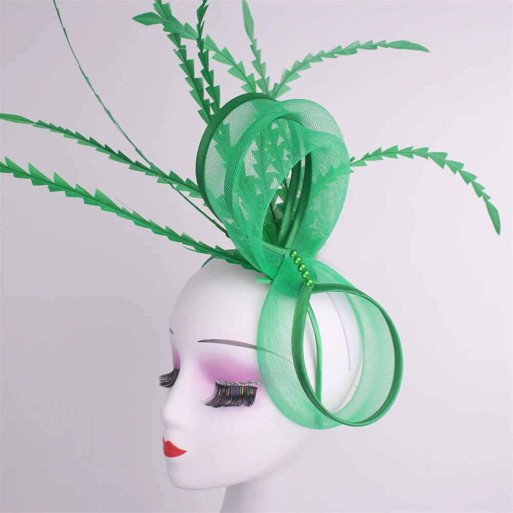 Women's Elegant Bow Fascinator β Feather Pillbox Hat with Veil for Weddings, Parties, Derby & Bridal Headwear