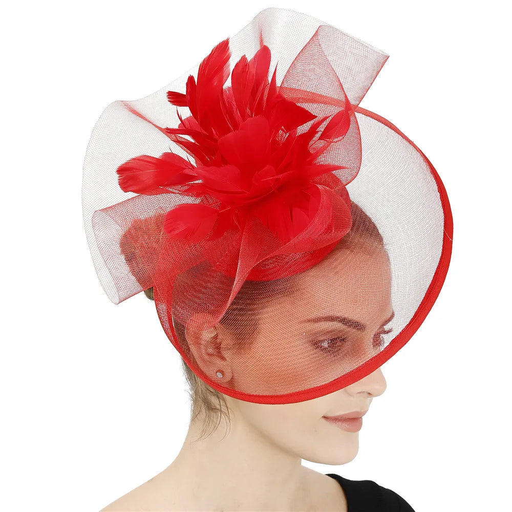 Purple Fascinator Hat for Women β Elegant Bow Headwear for Weddings, Kentucky Derby, Royal Ascot & Bridal Events