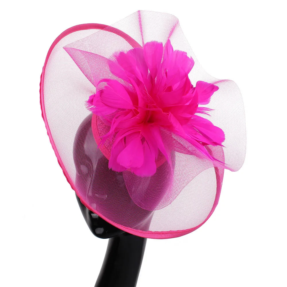 Purple Fascinator Hat for Women β Elegant Bow Headwear for Weddings, Kentucky Derby, Royal Ascot & Bridal Events