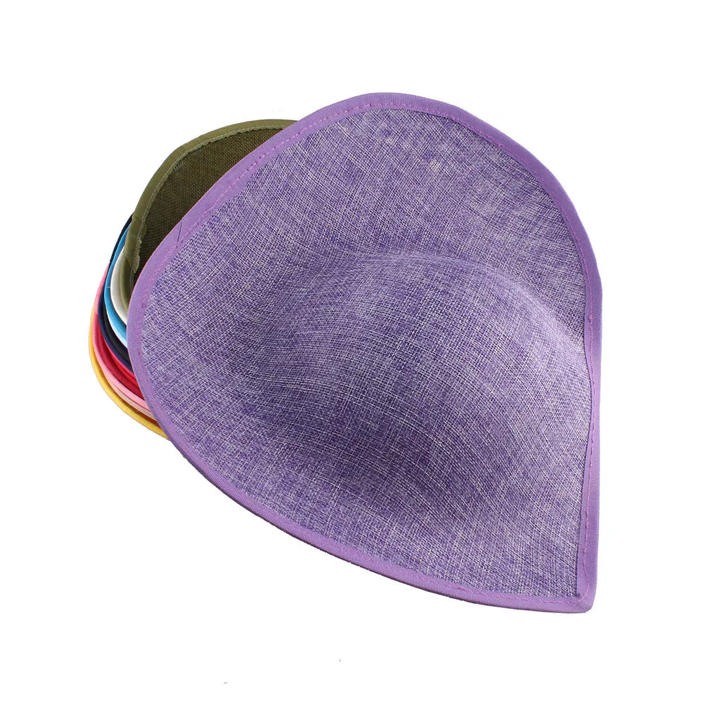 30CM Dark Green Imitation Sinamay Fascinator Base – DIY Wedding Hat, Church, Derby & Cocktail Headwear