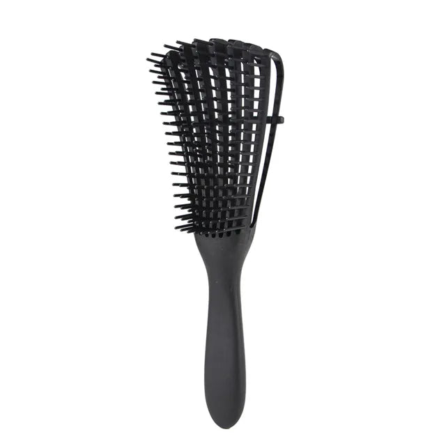 Detangling Exfoliating Hair Brush Massager Hair Comb for Curly Natural Hair, Afro America/African Hair Textured 3a to 4c Kinky Wavy/Curly/Wet/Dry/Oil/Thick/Long Hair for Men Women and Children.