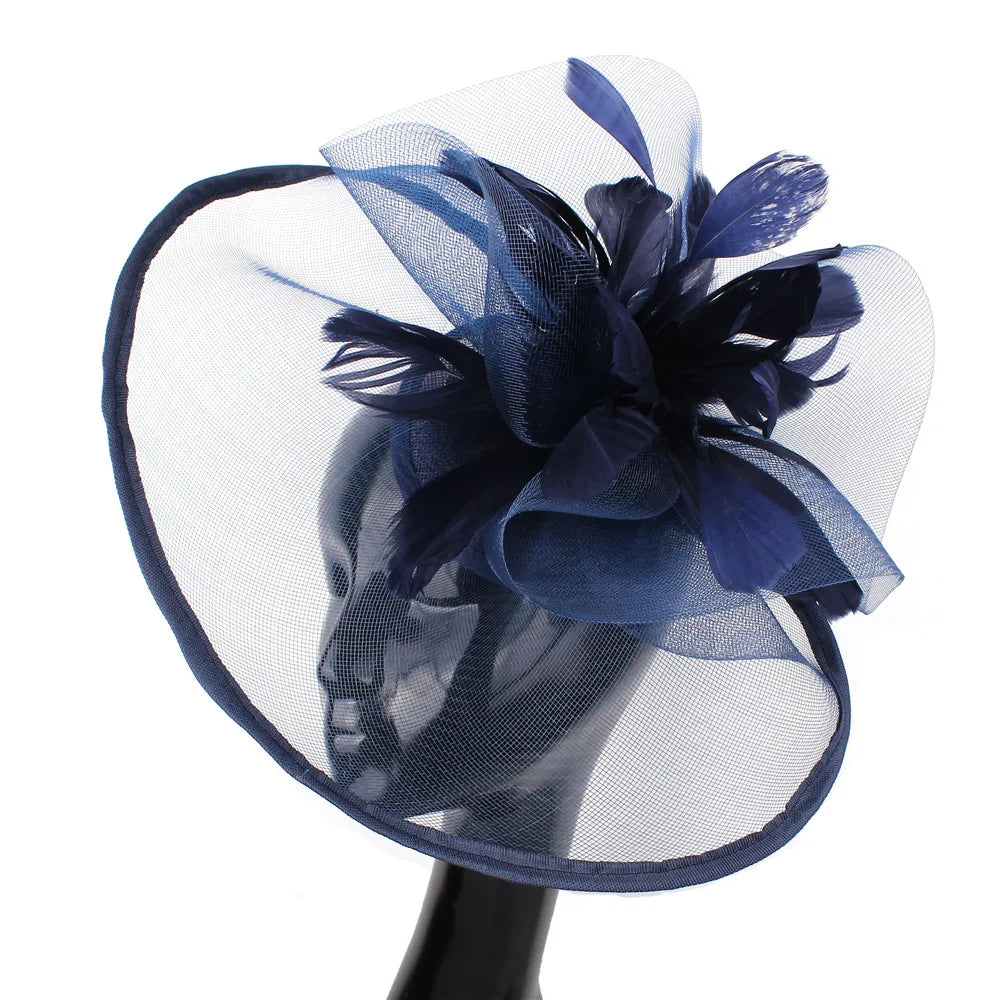 Purple Fascinator Hat for Women β Elegant Bow Headwear for Weddings, Kentucky Derby, Royal Ascot & Bridal Events