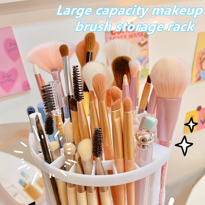 Cosmetics Makeup Brushes Storage Holder Multi function Rack Brush Pen