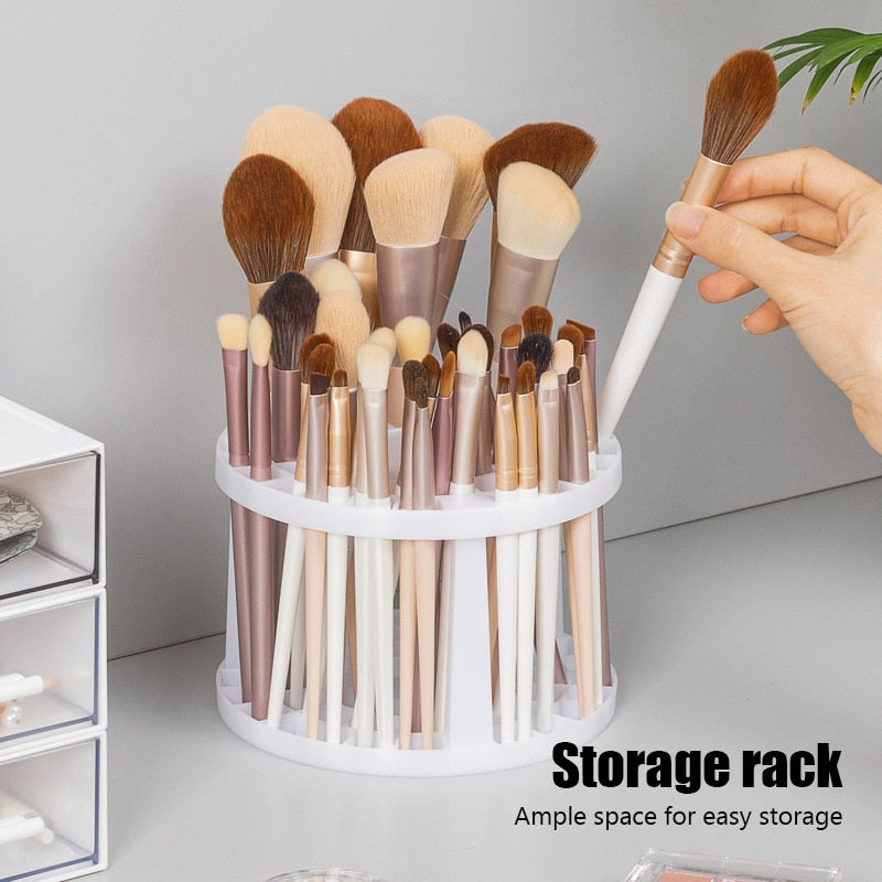 Cosmetics Makeup Brushes Storage Holder Multi function Rack Brush Pen