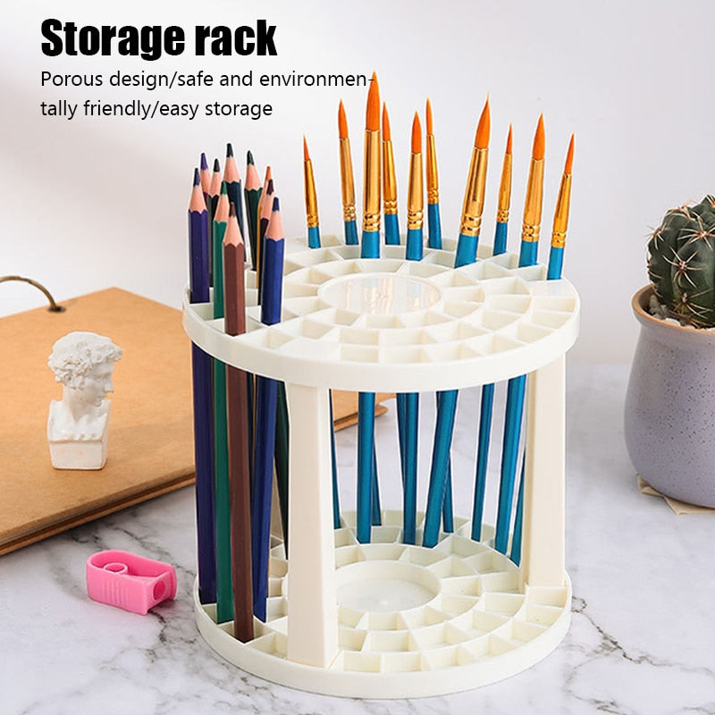 Cosmetics Makeup Brushes Storage Holder Multi function Rack Brush Pen
