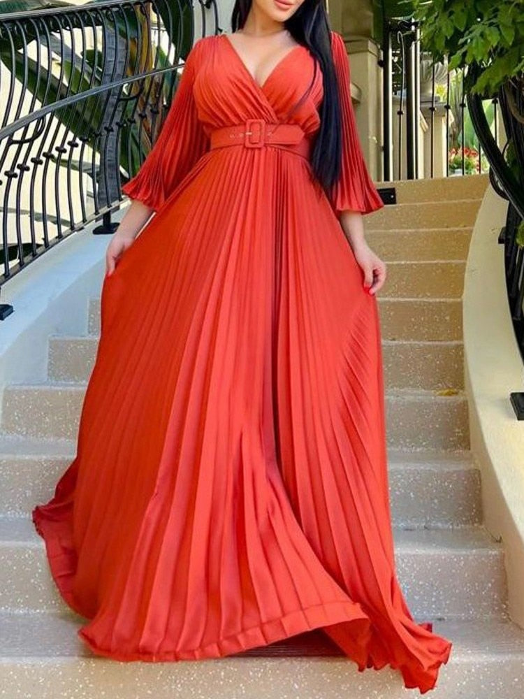 High Quality Maxi Dress spring and Autumn