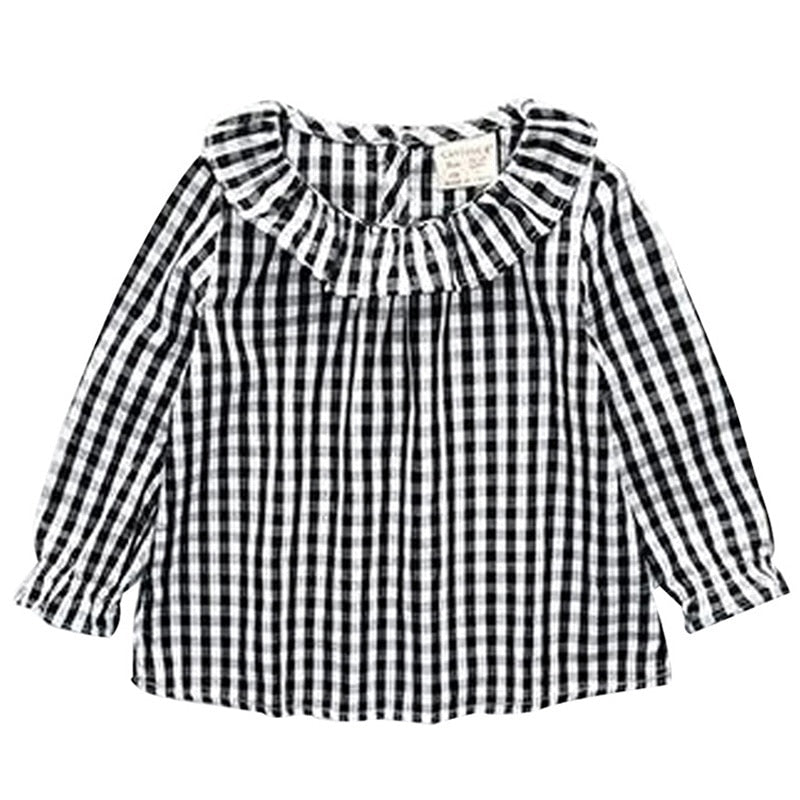 Checkered Blouse Top for Kids