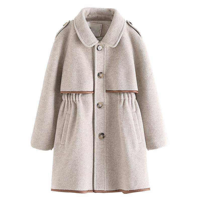 Long Outerwear Jacket Coat for Girls