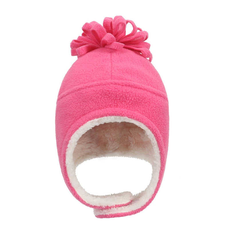 Thick Earflap Hat for Toddler Newborn