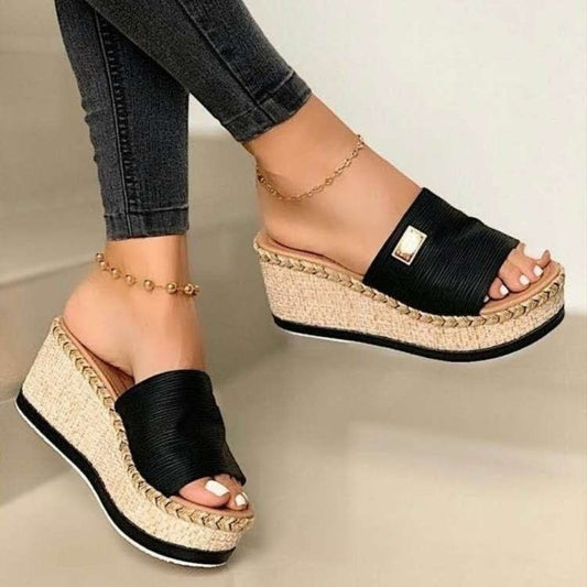 Casual Wedge Sandals Thick Bottom
