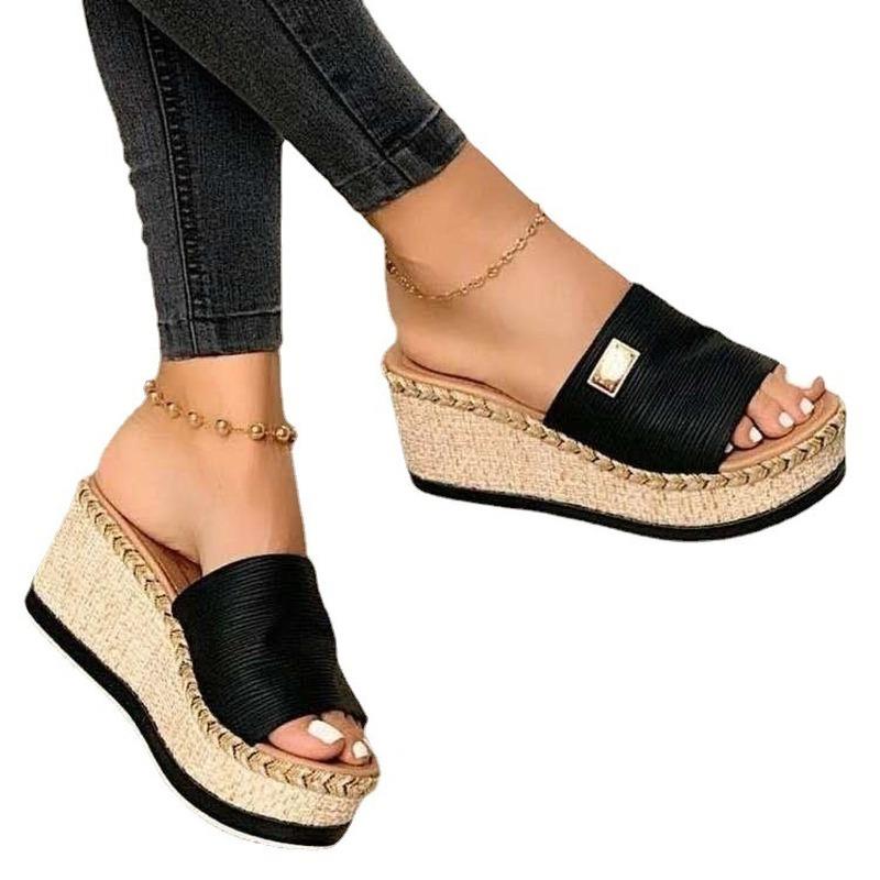 Casual Wedge Sandals Thick Bottom