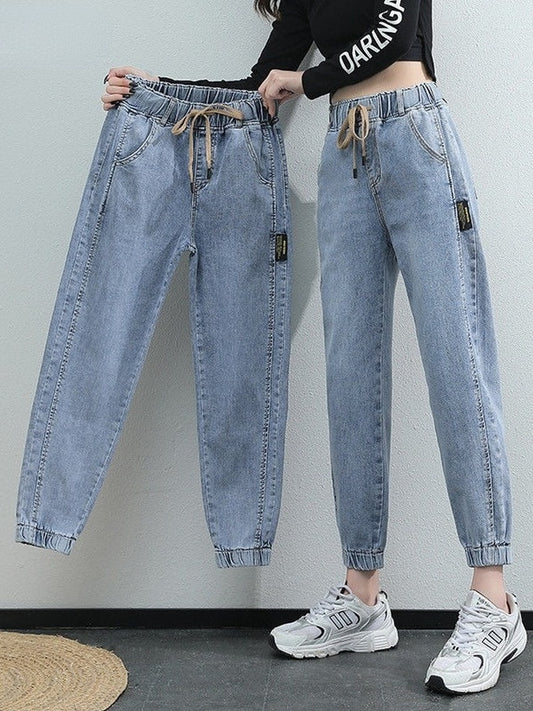 Harem High Waist Denim Pants Jeans For Women