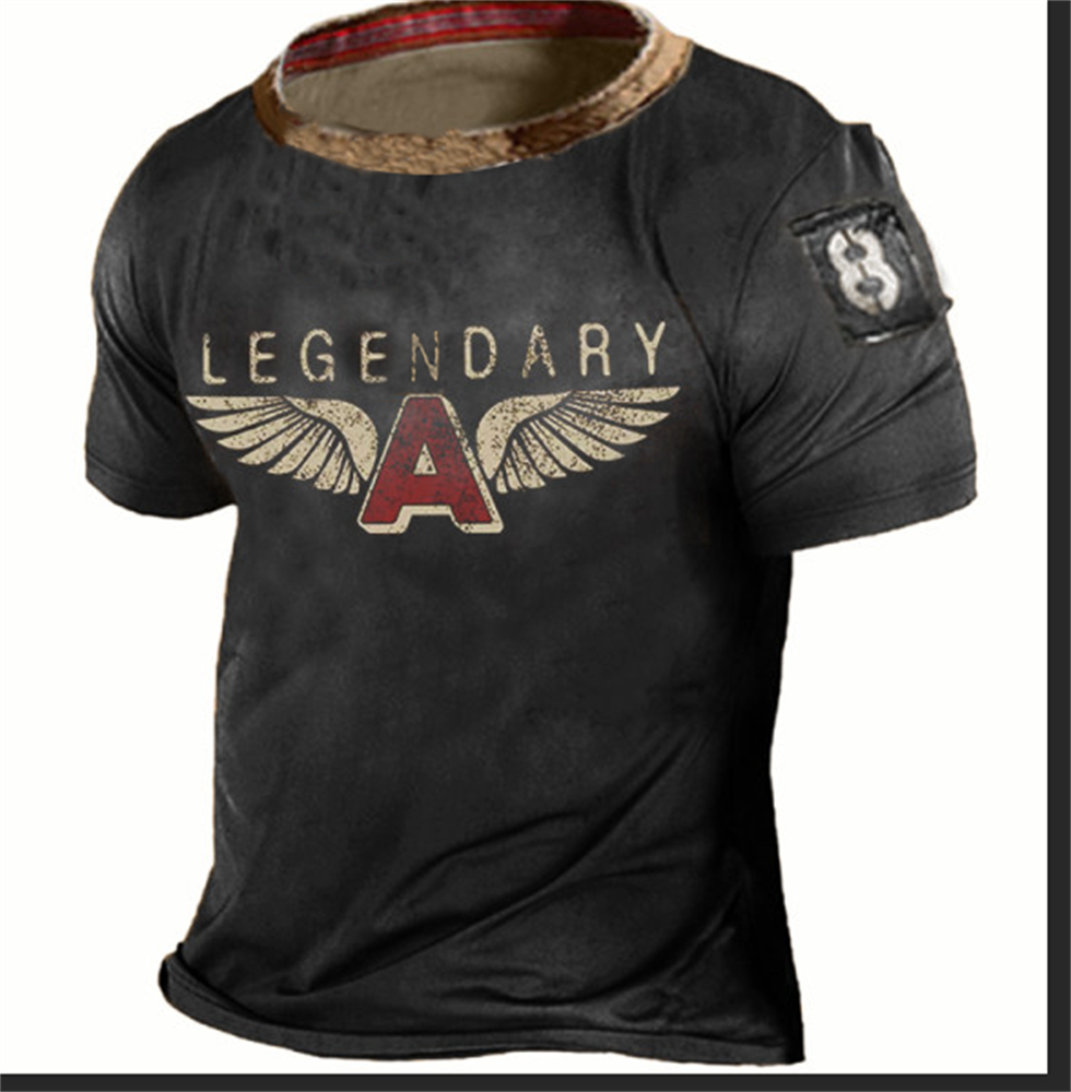 Vintage T-shirt Top for Men