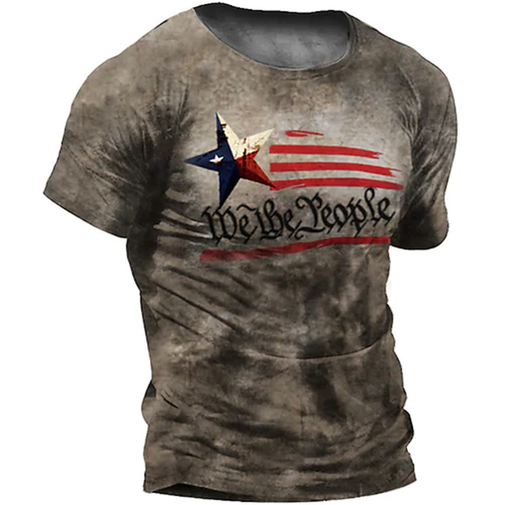Vintage T-shirt Top for Men