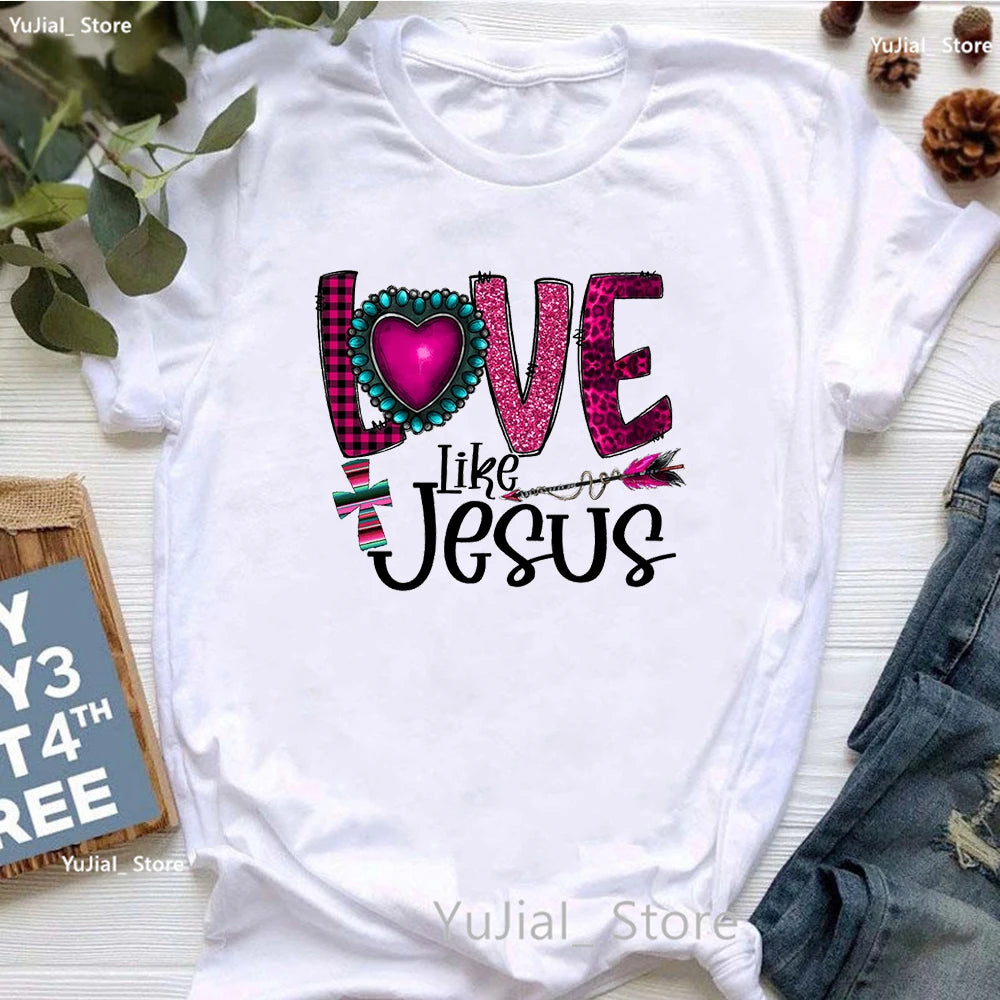 Jesus Graphic Print T-Shirt