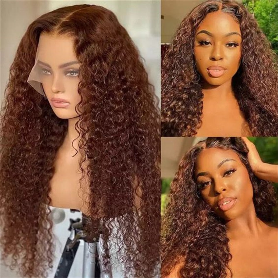 Deep Curly Brazilian Human Hair Wig