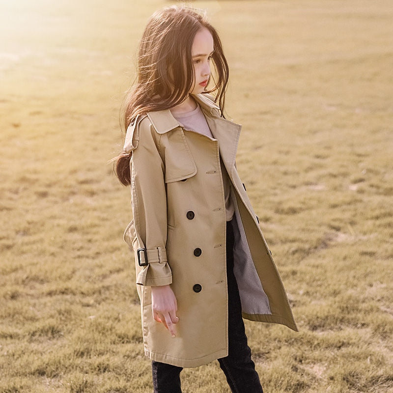 Trench Jacket Coat for Girls
