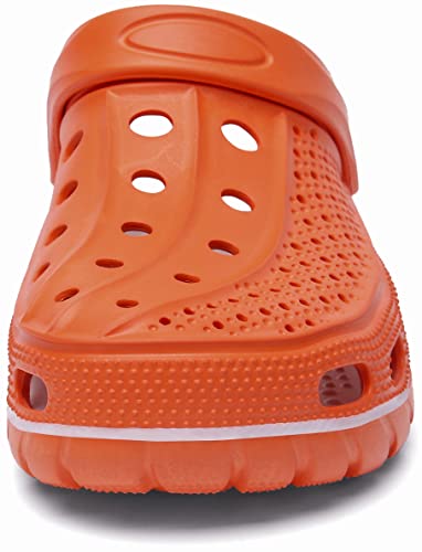 Women and Men Orthopedic Clogs Arch Support Garden Shoes Sandals Slippers with Plantar Fasciitis Feet Insoles,Sweet Pink,9.5-10.5 Women/7.5-8.5 Men