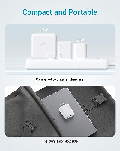 iPad Charger, Anker 2-Pack 20W Dual Port USB Fast Wall Charger, USB C Charger Block for iPad Pro 12.9", iPad Pro 11", iPad Air 5/4, iPad 10, iPad Mini 6, and More (2-Pack 5 ft USB-C Cable Included)