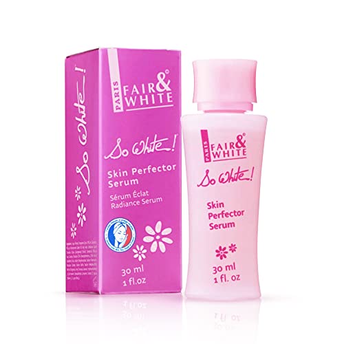 Fair and White So White Skin Perfector Serum 30ml - For Face, Elbows Knees, Feet - with Kojic Acid and Castor Oil