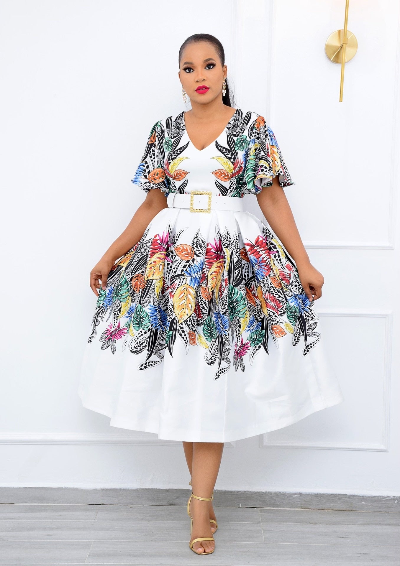 Vintage Flowery Dress