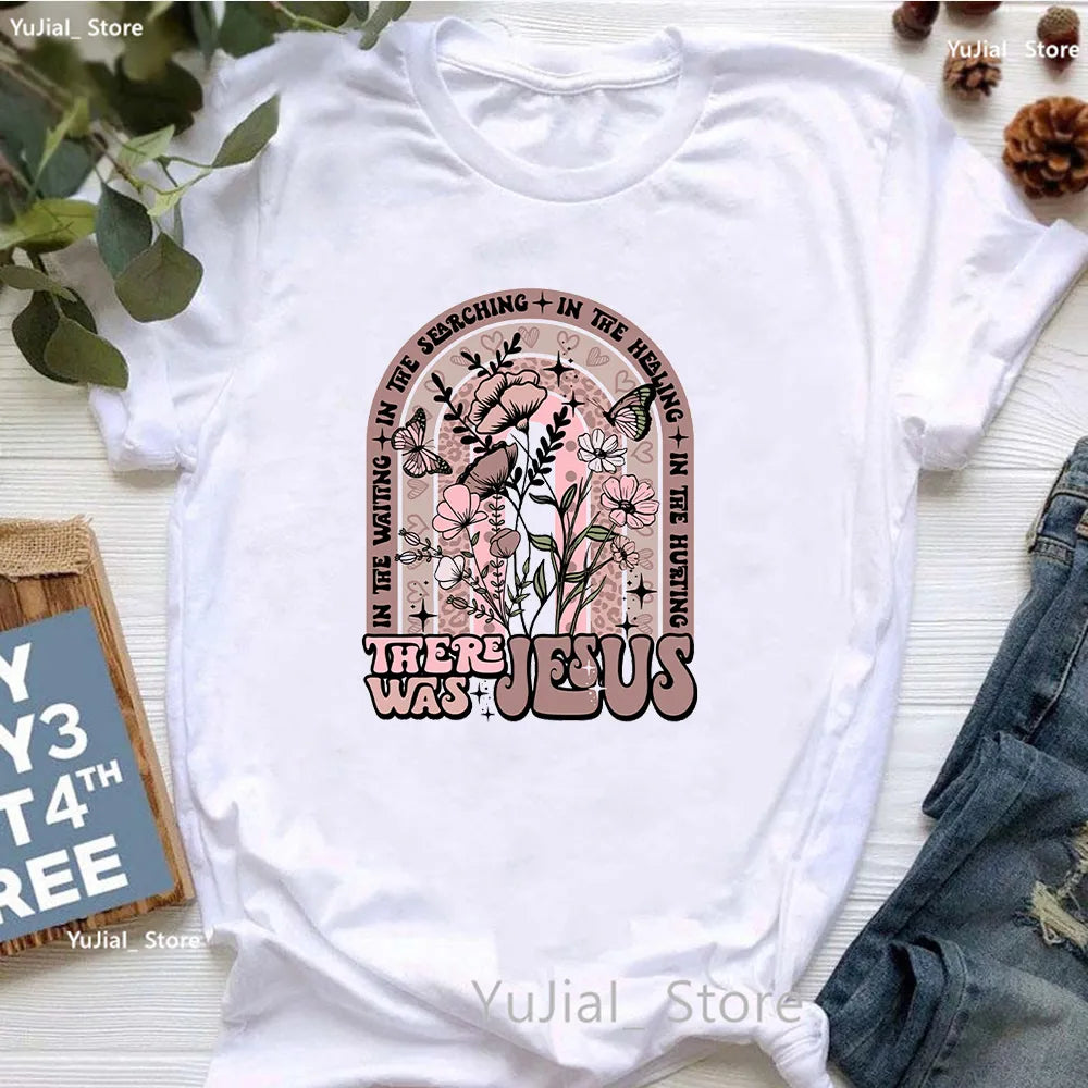 Jesus Graphic Print T-Shirt
